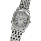 Tiffany & Co Watch Mark Coupe Date Quartz Stainless Steel Silver Polished