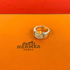 Hermes Schrois Ring 925 Sterling Silver