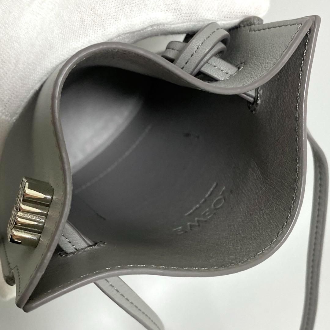 Loewe Dice Pocket Shoulder Bag Gray Anagram — view 3