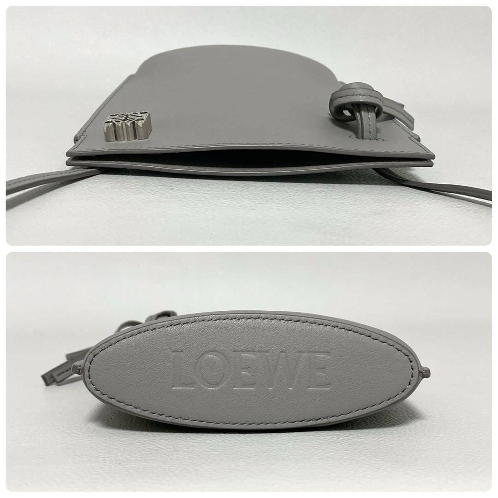 Loewe Dice Pocket Shoulder Bag Gray Anagram — view 5