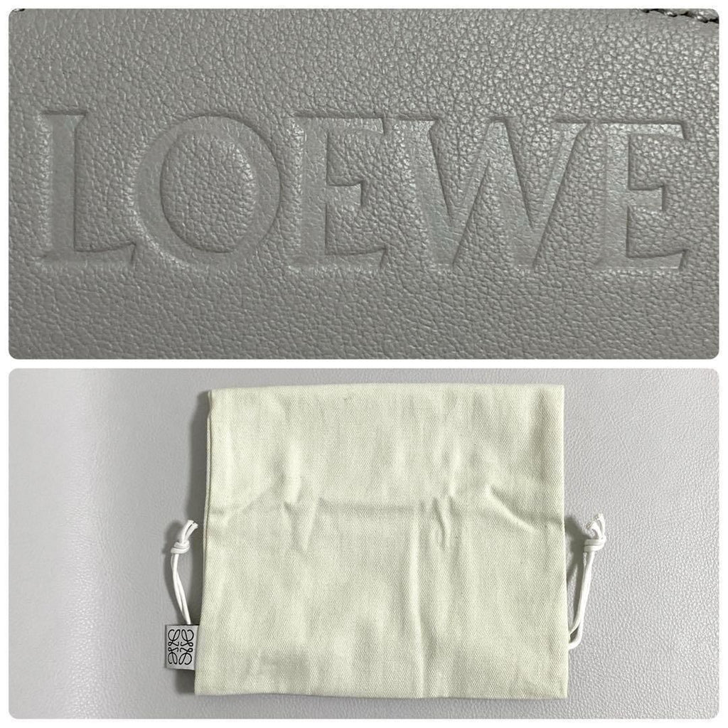 Loewe Dice Pocket Shoulder Bag Gray Anagram — view 9