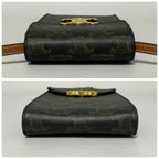 Celine Triomphe Canvas Mobile Pouch Brown — view 6