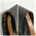 Celine Triomphe Canvas Mobile Pouch Brown — view 8