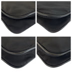 Prada Tessuto Black Nylon Leather Shoulder — view 3
