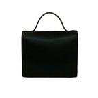 Dior Vintage CD Logo Leather 2-Way Shoulder Bag Black — view 3
