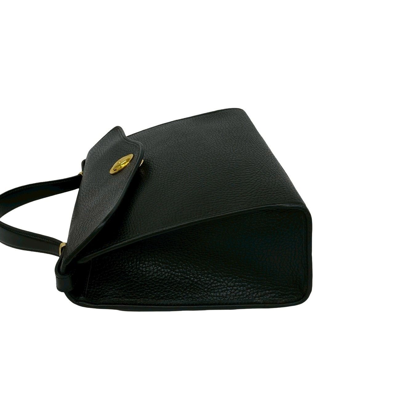 Dior Vintage CD Logo Leather 2-Way Shoulder Bag Black — view 5