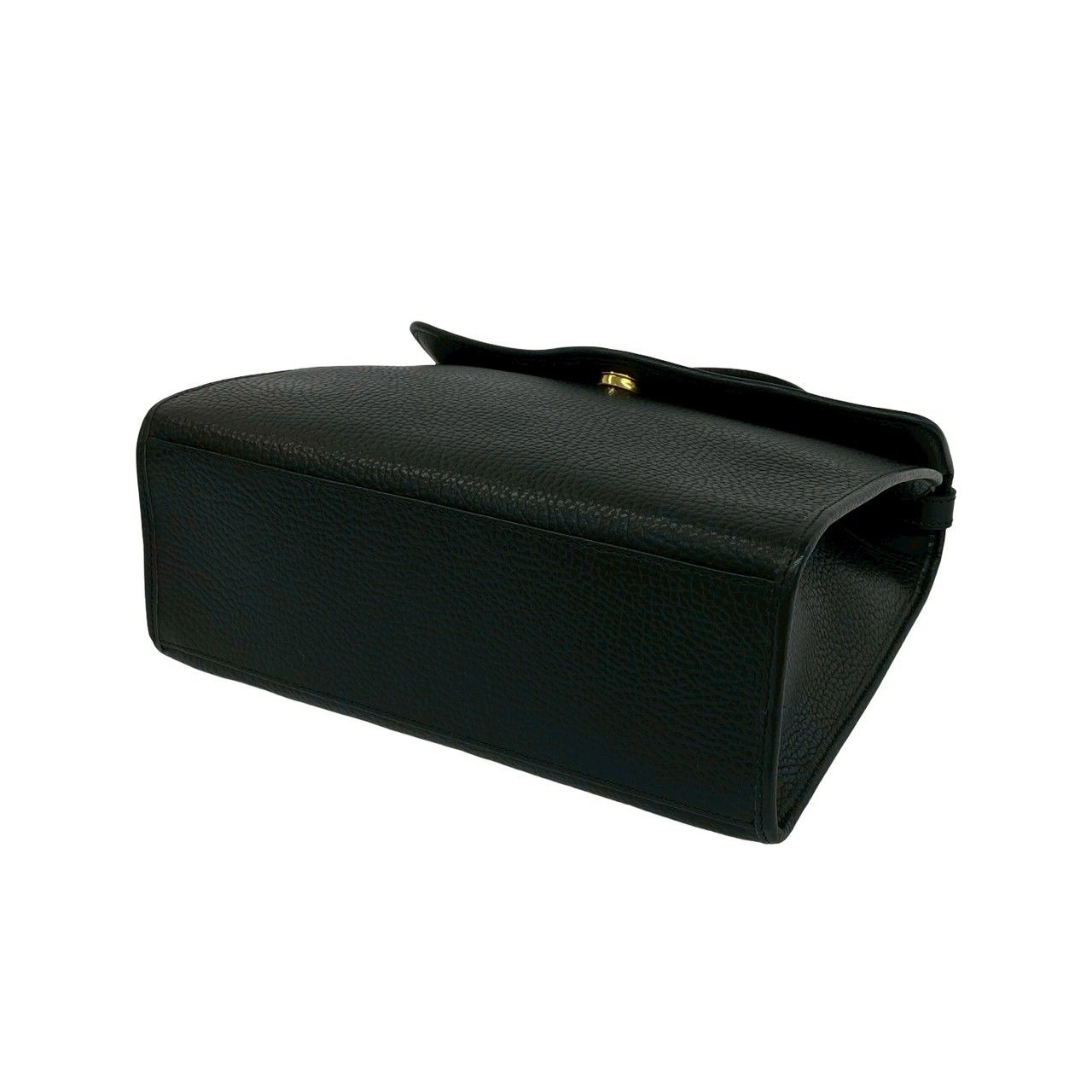 Dior Vintage CD Logo Leather 2-Way Shoulder Bag Black — view 8