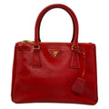 Prada Handbag Galleria Small Bag Red Leather