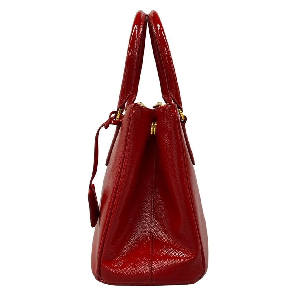 Prada Handbag Galleria Small Bag Red Leather — view 4