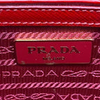 Prada Handbag Galleria Small Bag Red Leather — view 9