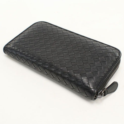 Bottega Veneta Zip Around Wallet Intrecciato Leather — view 2