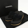 Chanel Thong Sandals Cotton