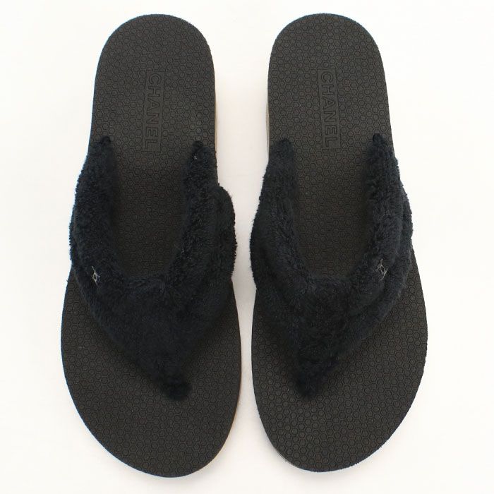 Chanel Thong Sandals Cotton — view 8