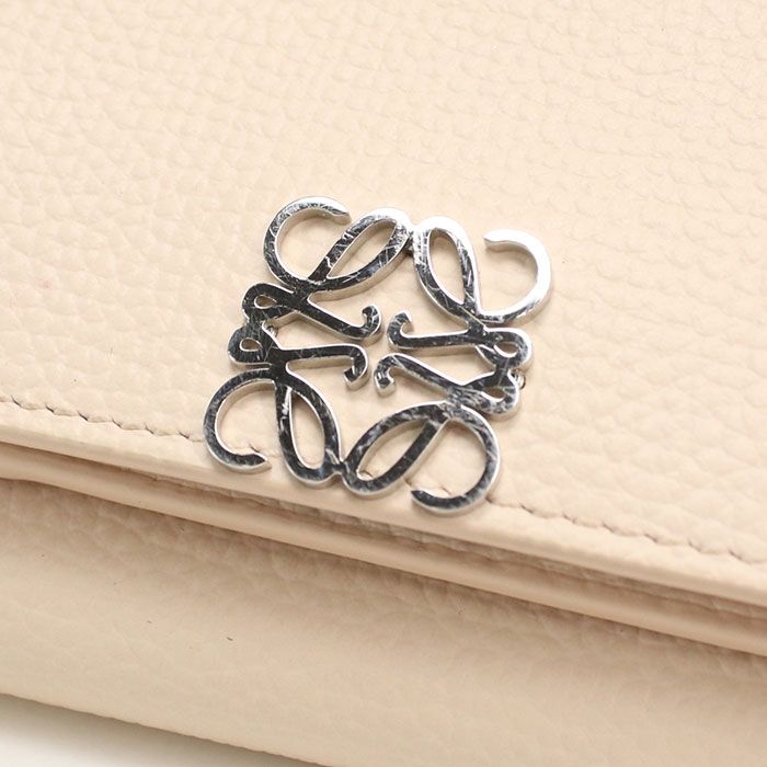Loewe Trifold Wallet Anagram Pebble Grain Calf — view 6