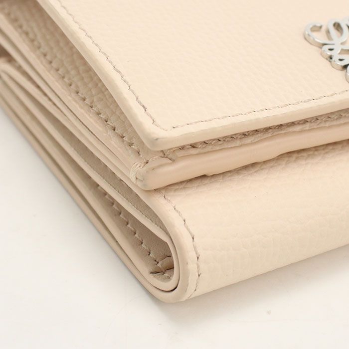 Loewe Trifold Wallet Anagram Pebble Grain Calf — view 7