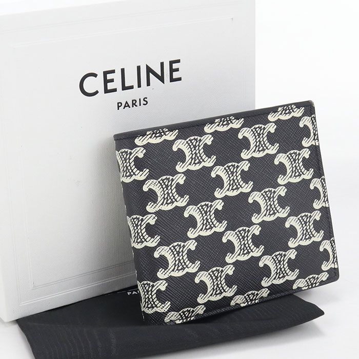 Celine Bifold Wallet Triomphe Canvas