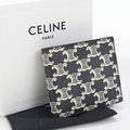 Celine Bifold Wallet Triomphe Canvas