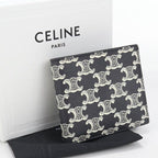 Celine Bifold Wallet Triomphe Canvas