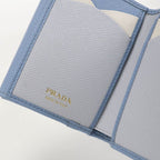 Prada Saffiano Multicolor Trifold Wallet Calf — view 5