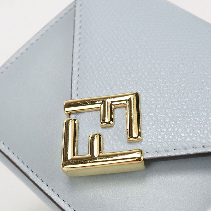 Fendi FF Diamond Trifold Wallet Calfskin — view 6