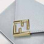 Fendi FF Diamond Trifold Wallet Calfskin — view 6