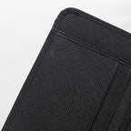 Prada Saffiano Triangle Bifold Wallet Calfskin — view 7