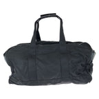 Prada Tessuto Saffiano Black Silver Nylon Leather Boston — view 2