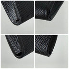 Hermes Chaine D'ancre Tougo Black Epsom Wallet — view 7