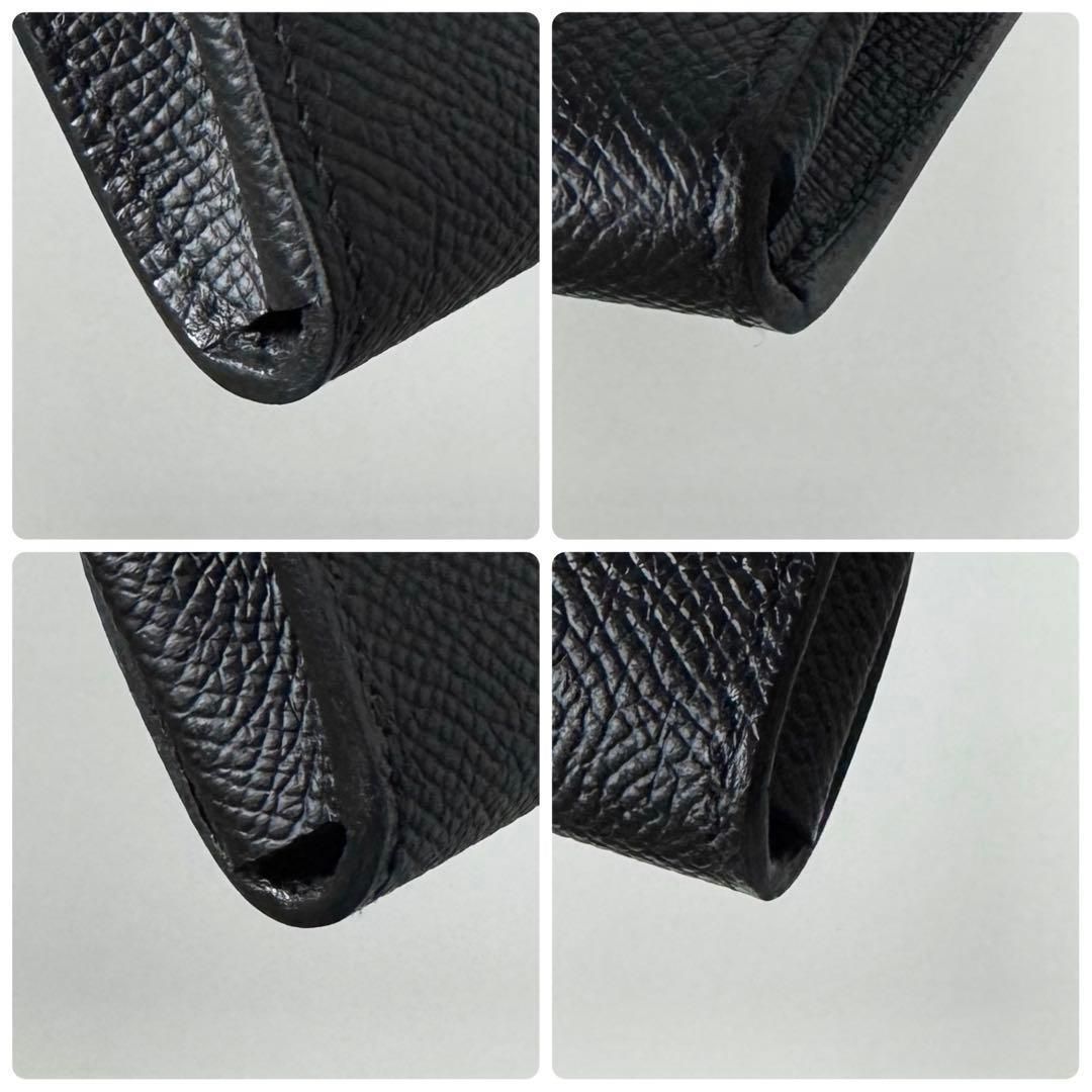 Hermes Chaine D'ancre Tougo Black Epsom Wallet — view 7