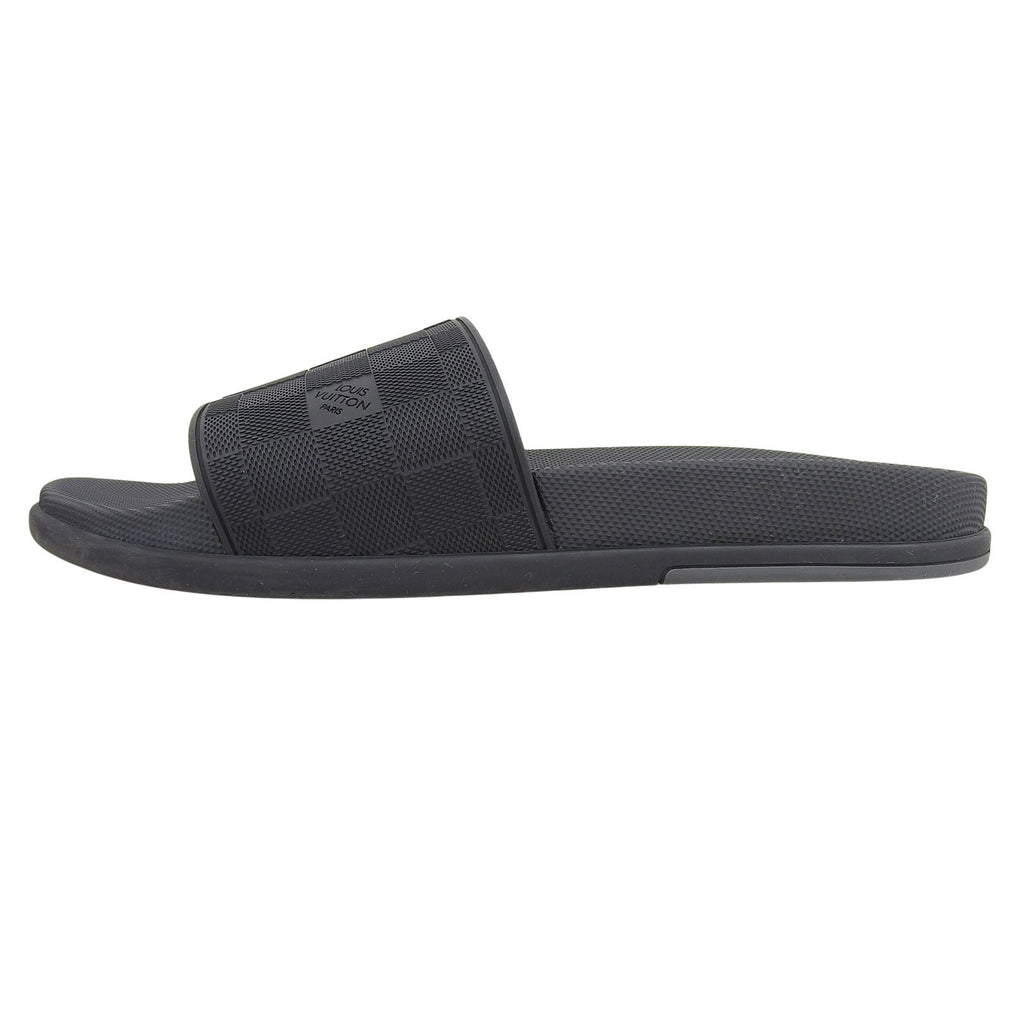 Louis Vuitton Waterfront Line Mules Damier Sandals Black 7 — view 2