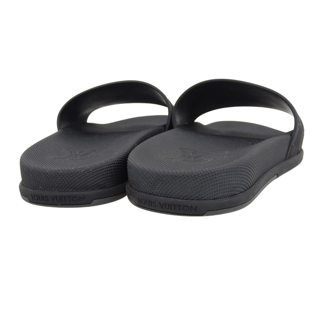 Louis Vuitton Waterfront Line Mules Damier Sandals Black 7 — view 4
