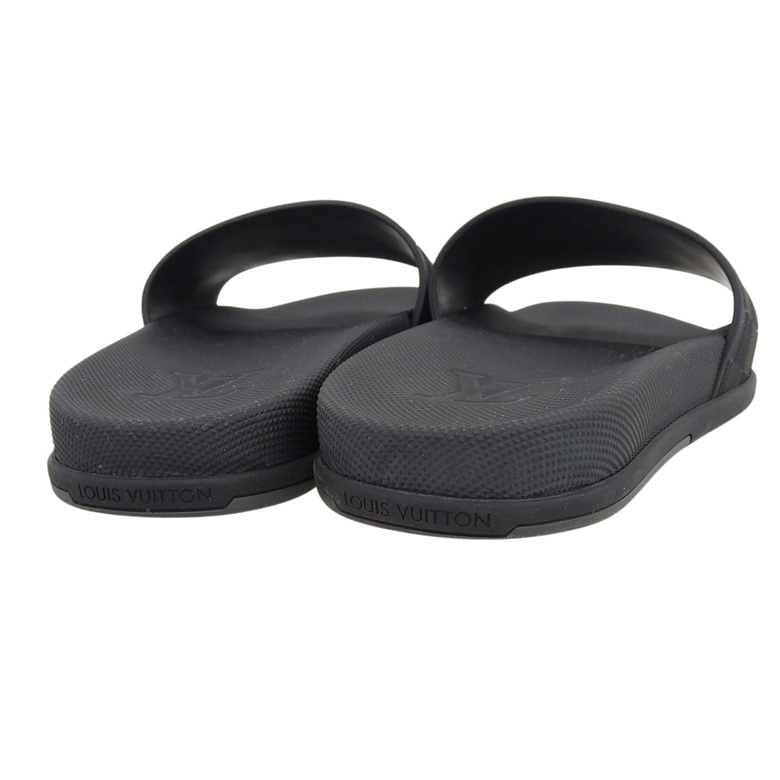 Louis Vuitton Waterfront Line Mules Damier Sandals Black 7 — view 4