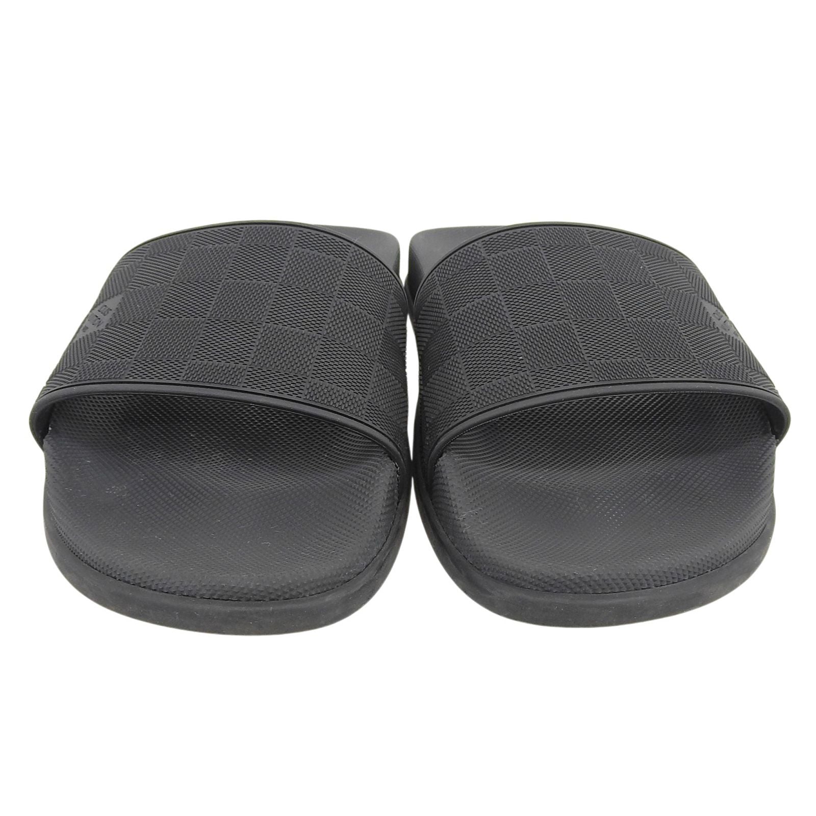 Louis Vuitton Waterfront Line Mules Damier Sandals Black 7 — view 3