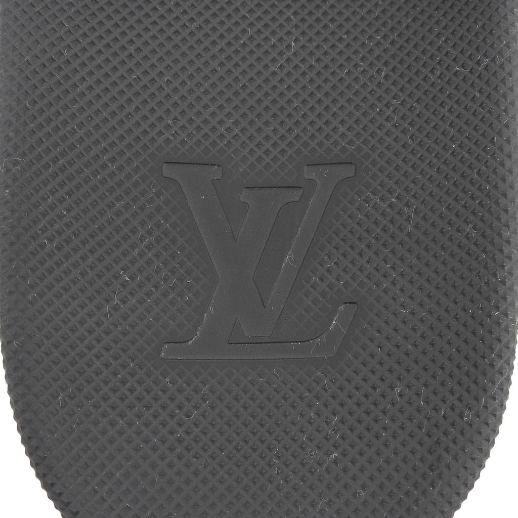 Louis Vuitton Waterfront Line Mules Damier Sandals Black 7 — view 6