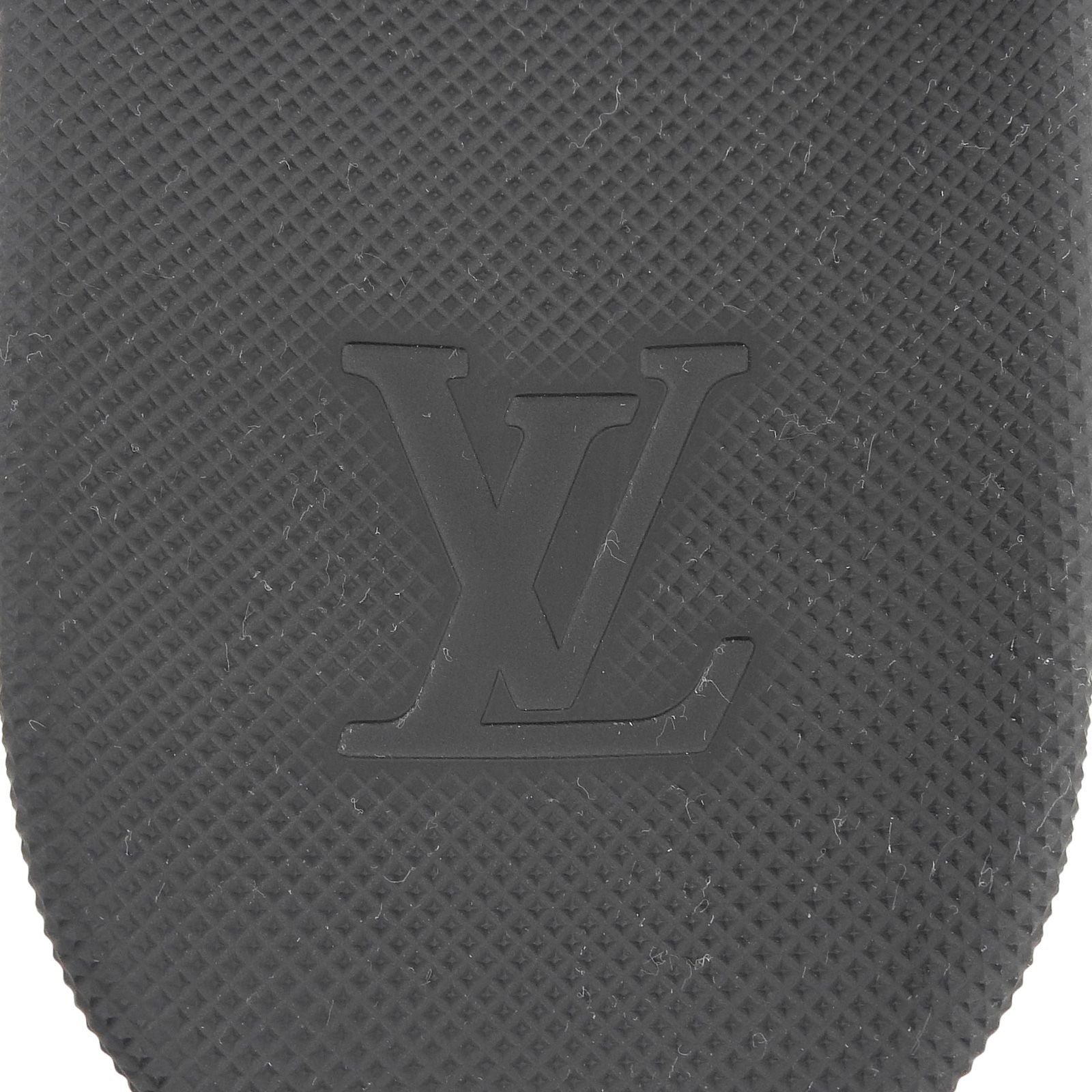 Louis Vuitton Waterfront Line Mules Damier Sandals Black 7 — view 6