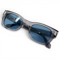 Louis Vuitton LV Confidence Square Round Sunglasses Gray Blue 50⬜23 Eyewear