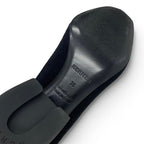 Hermes Jenna 60 Boots Short Shoes Schneer Leather Black Exlibris Knit — view 8