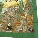 Hermes Carre 90 Sichuan Silk 100% Animal Scarf Multi — view 5