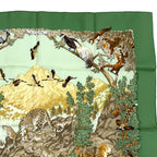 Hermes Carre 90 Sichuan Silk 100% Animal Scarf Multi — view 4