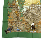 Hermes Carre 90 Sichuan Silk 100% Animal Scarf Multi — view 6