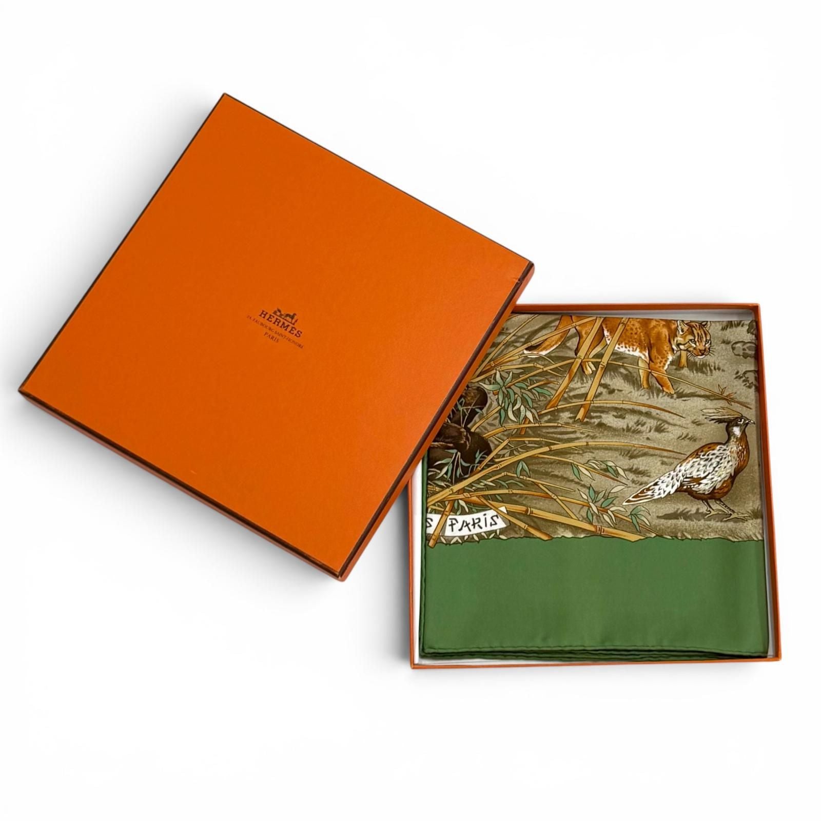 Hermes Carre 90 Sichuan Silk 100% Animal Scarf Multi — view 2