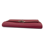 Hermes Kelly Wallet Veau Epsom Ruby Silver — view 4