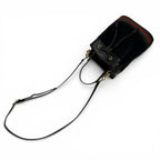 Gucci Sherry Line Suede Cut Replacement Leather 2-Way Shoulder Bag Black — view 8