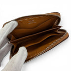 Hermes Zip Azap Color Gold Silver Chaine D'ancre Card Case — view 7