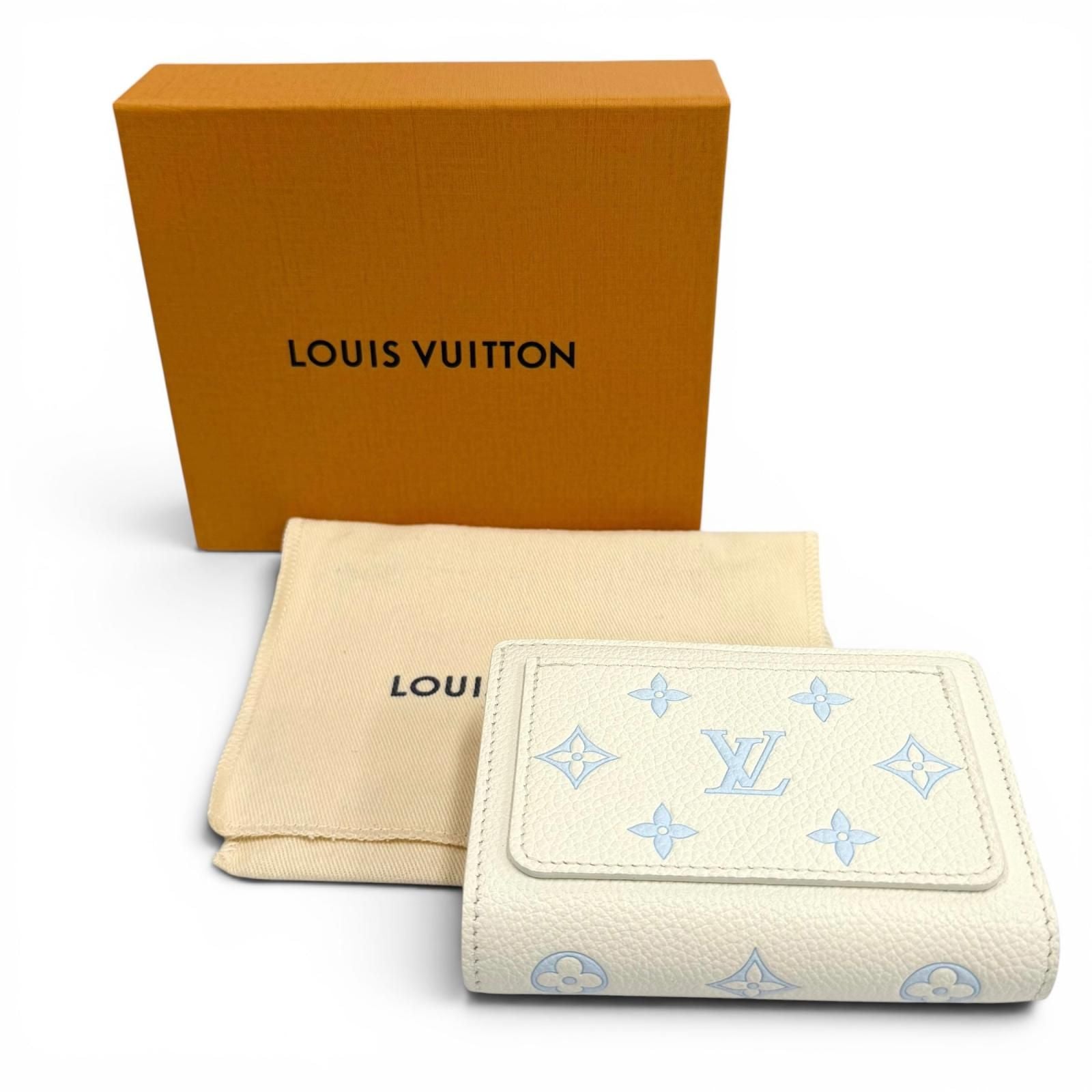 Louis Vuitton Portefeuille Clair Monogram Empreinte Bifold Wallet Box with — view 2