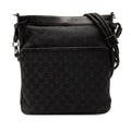 Gucci GG Canvas Shoulder Bag Black