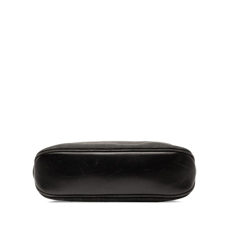 Gucci GG Canvas Shoulder Bag Black — view 3