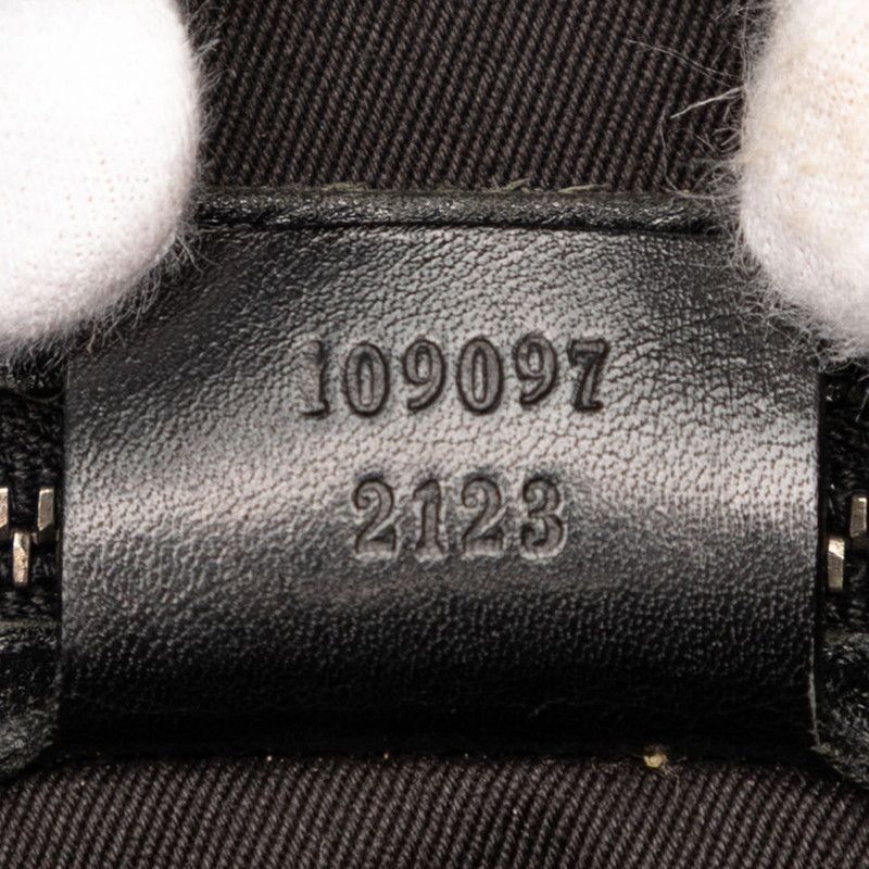 Gucci GG Canvas Shoulder Bag Black — view 6