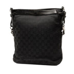 Gucci GG Canvas Shoulder Bag Black — view 2