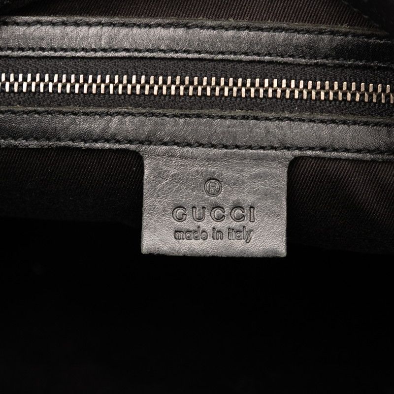 Gucci GG Canvas Shoulder Bag Black — view 5